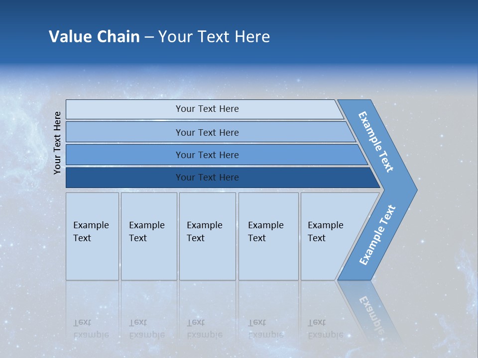 Andromeda Endless Triangulum PowerPoint Template