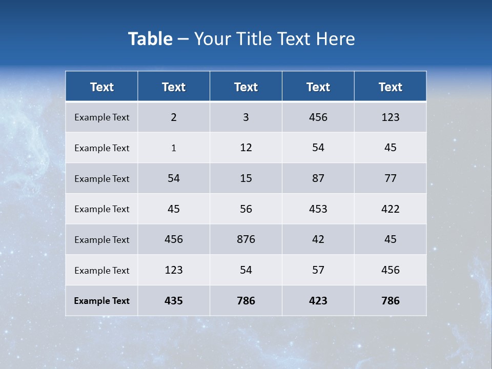 Andromeda Endless Triangulum PowerPoint Template
