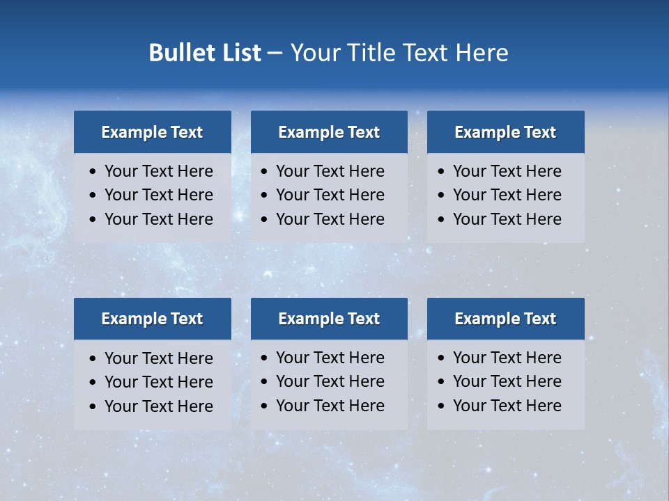Andromeda Endless Triangulum PowerPoint Template