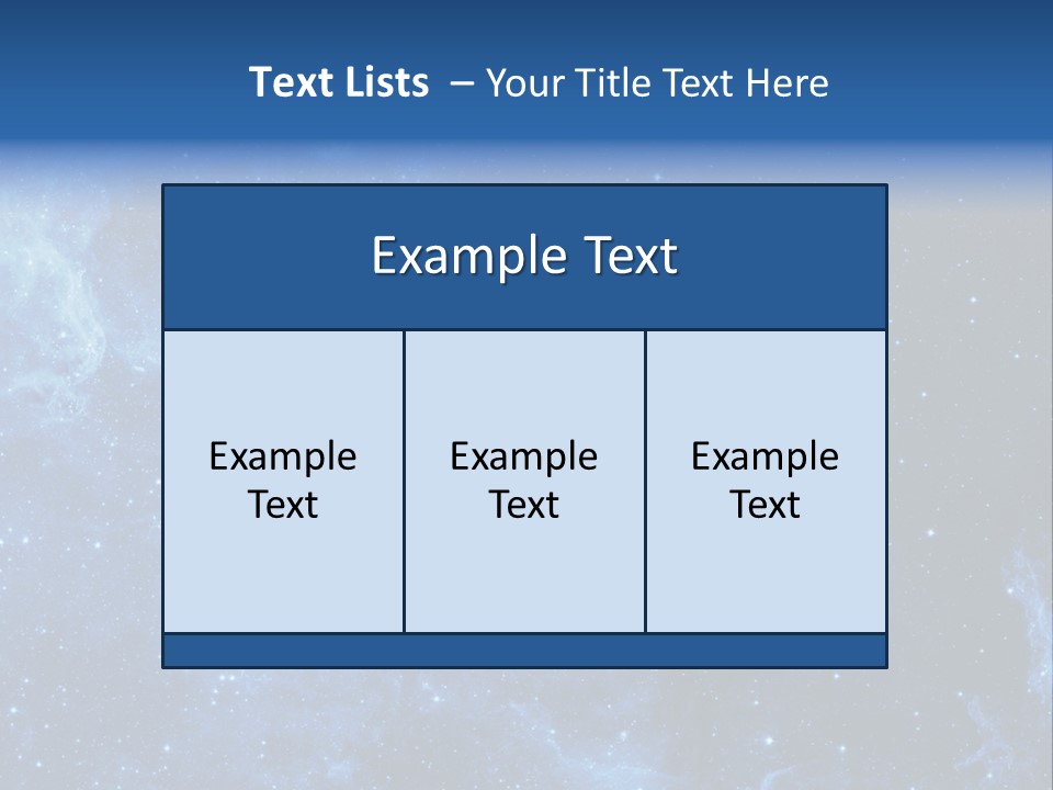 Andromeda Endless Triangulum PowerPoint Template