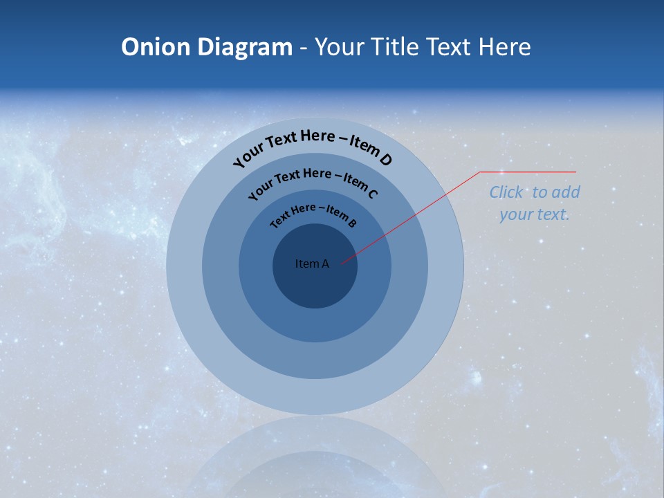 Andromeda Endless Triangulum PowerPoint Template