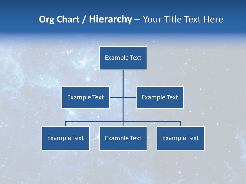 Andromeda Endless Triangulum PowerPoint Template