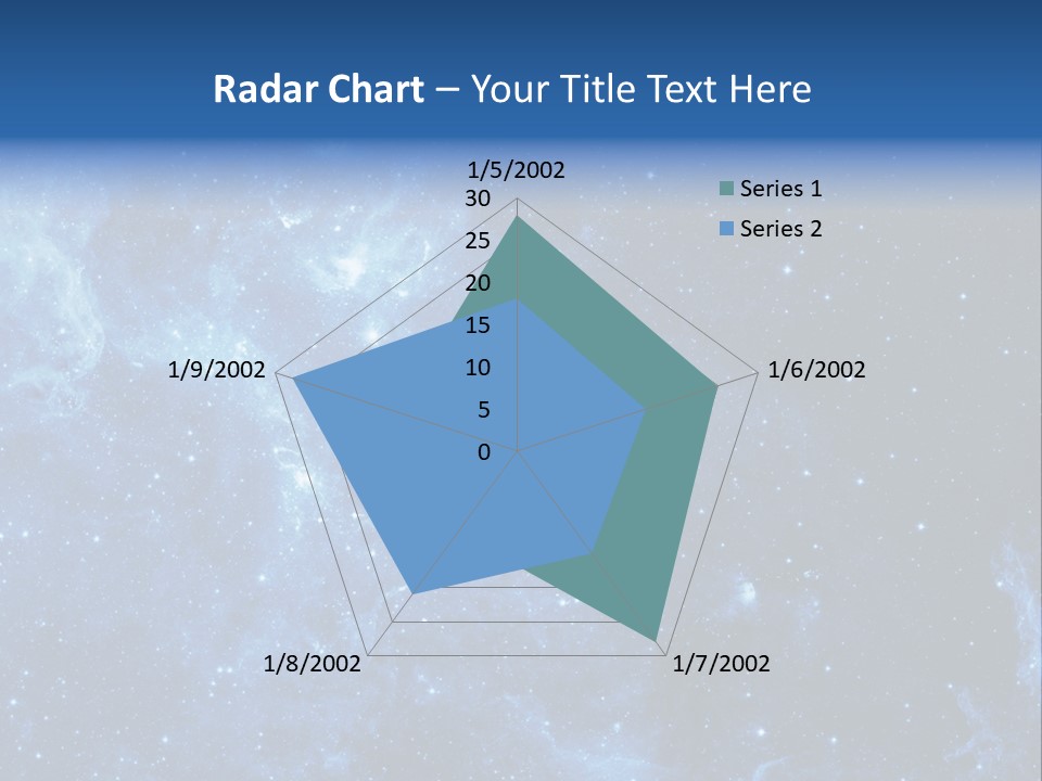 Andromeda Endless Triangulum PowerPoint Template