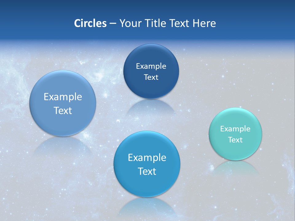 Andromeda Endless Triangulum PowerPoint Template