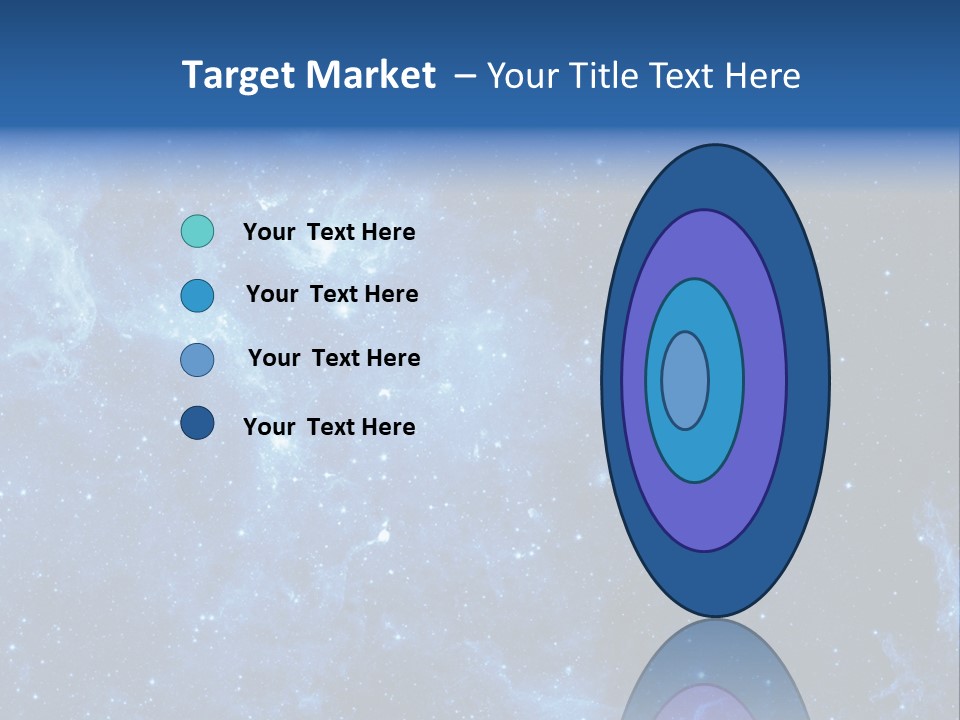 Andromeda Endless Triangulum PowerPoint Template