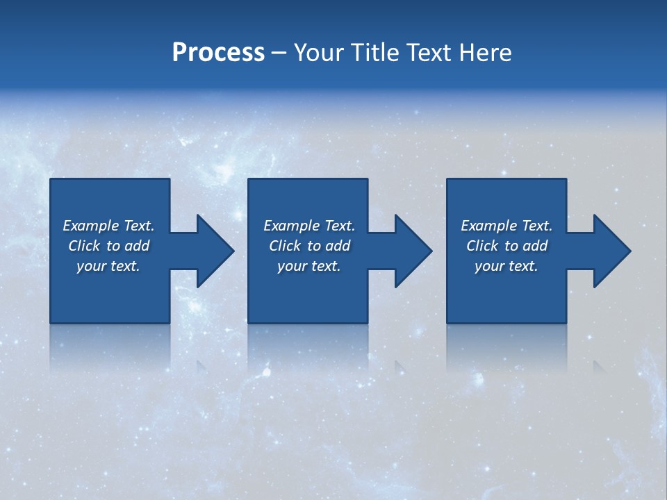 Andromeda Endless Triangulum PowerPoint Template