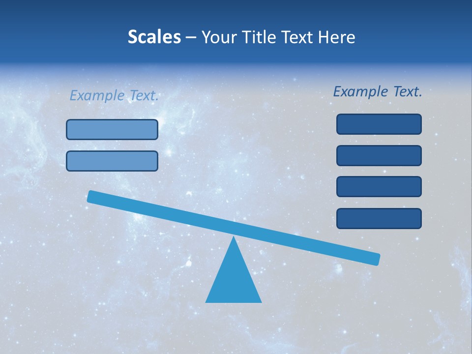 Andromeda Endless Triangulum PowerPoint Template