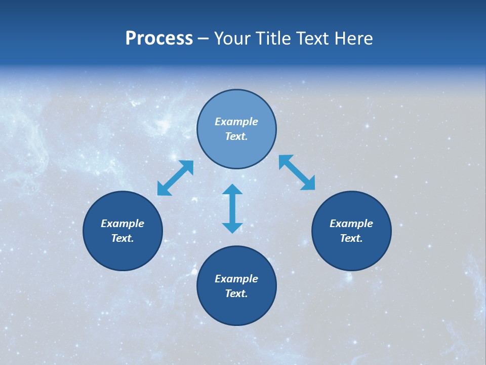 Andromeda Endless Triangulum PowerPoint Template