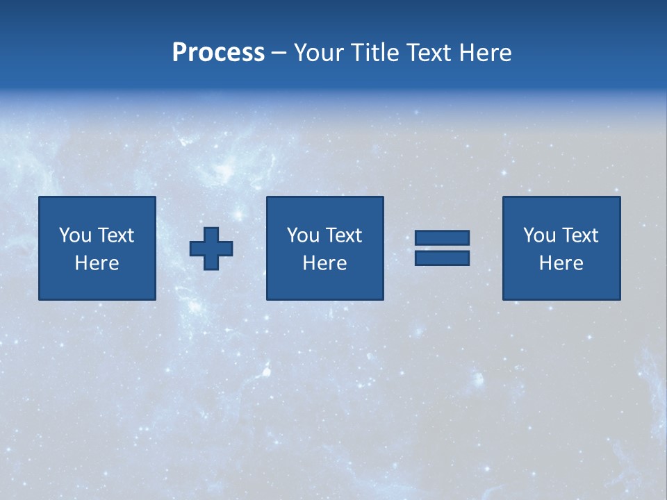 Andromeda Endless Triangulum PowerPoint Template