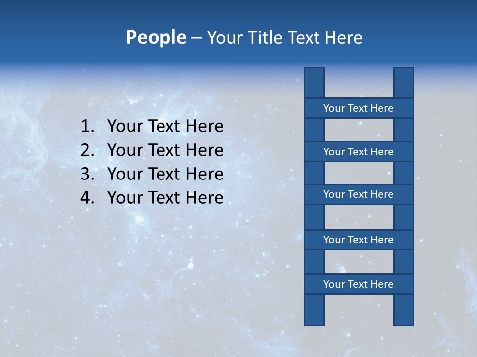 Andromeda Endless Triangulum PowerPoint Template