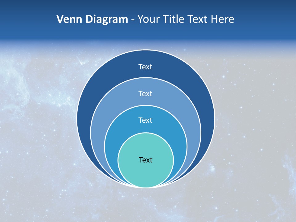 Andromeda Endless Triangulum PowerPoint Template