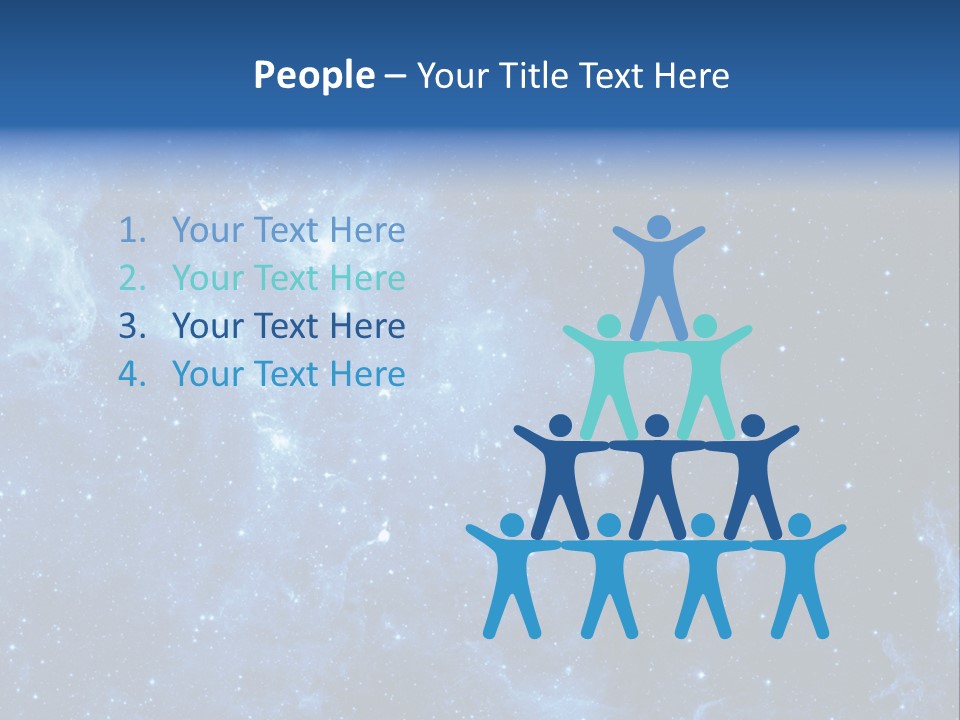 Andromeda Endless Triangulum PowerPoint Template