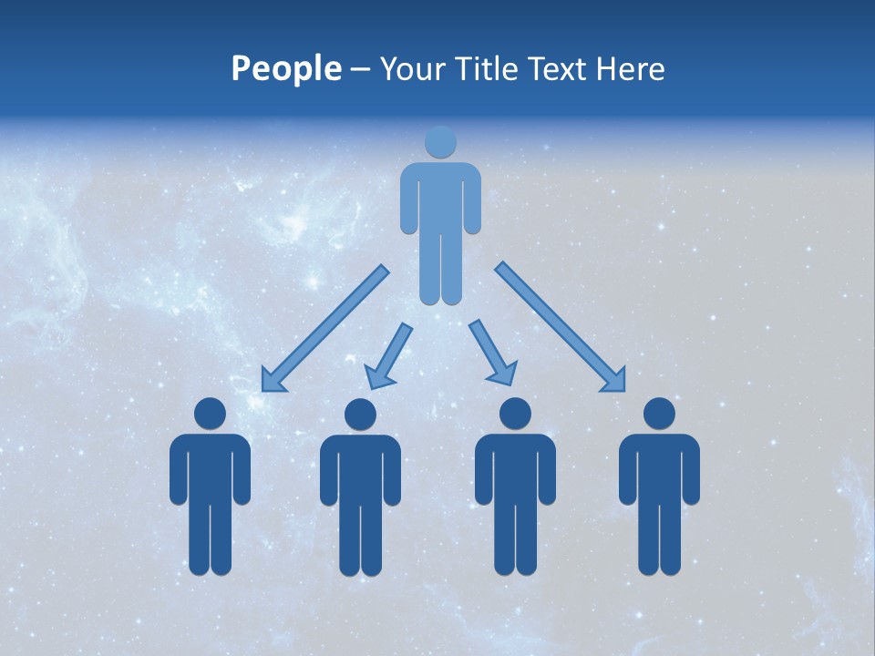 Andromeda Endless Triangulum PowerPoint Template
