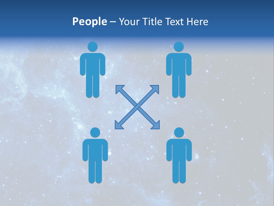 Andromeda Endless Triangulum PowerPoint Template