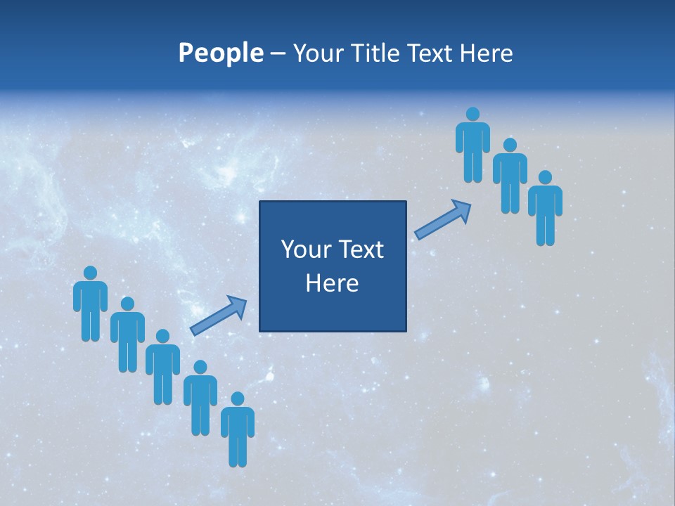 Andromeda Endless Triangulum PowerPoint Template