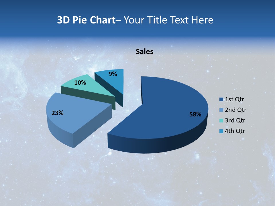 Andromeda Endless Triangulum PowerPoint Template