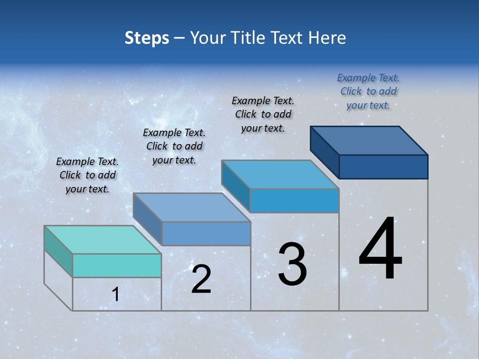 Andromeda Endless Triangulum PowerPoint Template