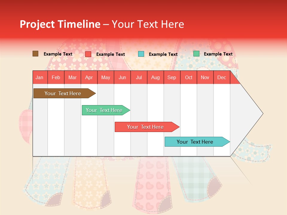 Cloth Elephant Flower PowerPoint Template