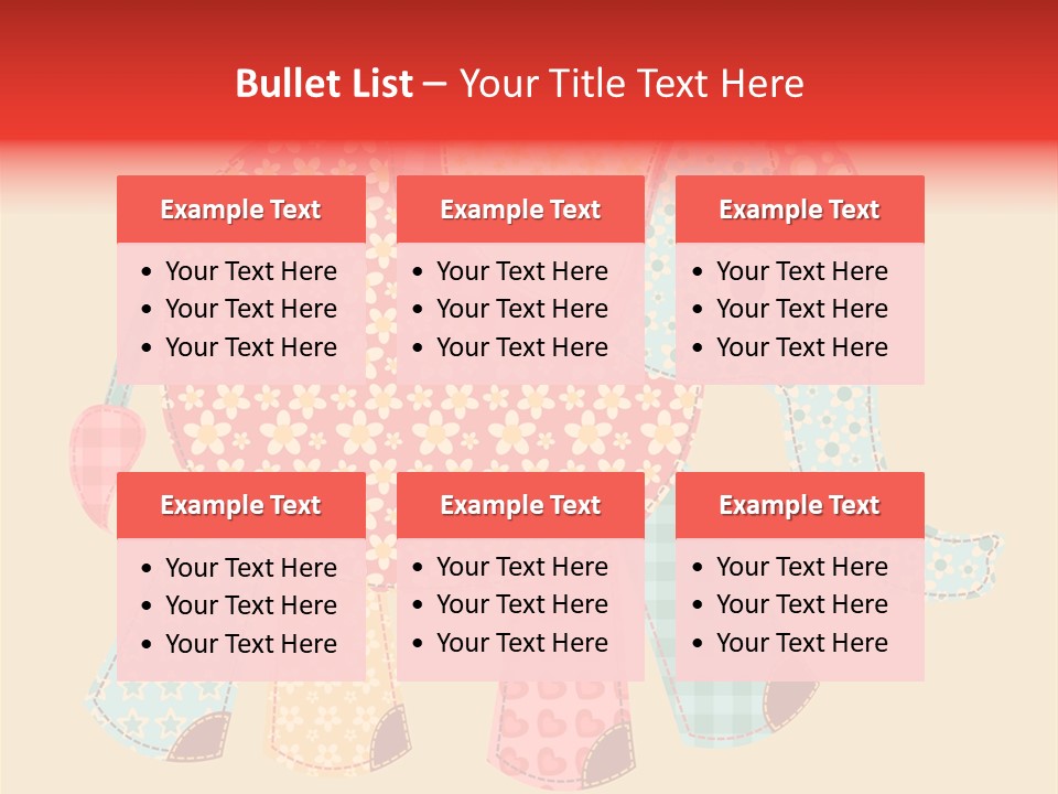 Cloth Elephant Flower PowerPoint Template