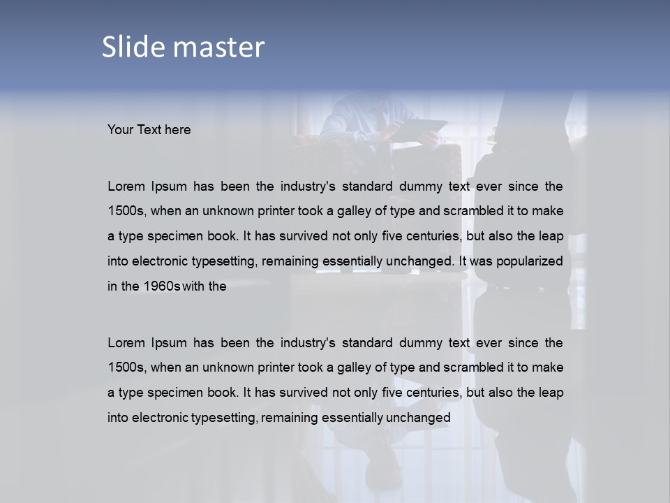 Writing Hotel Person PowerPoint Template