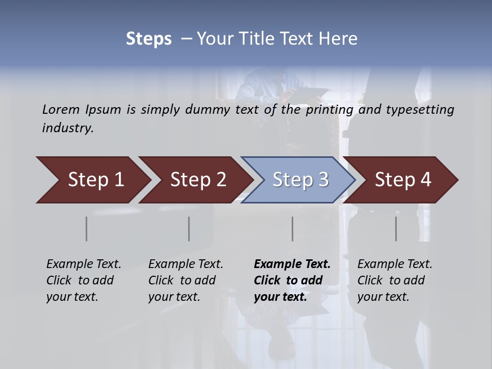 Writing Hotel Person PowerPoint Template