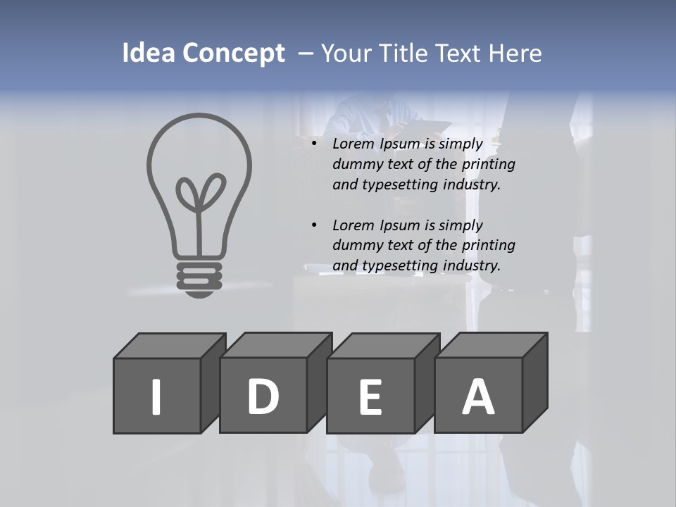 Writing Hotel Person PowerPoint Template