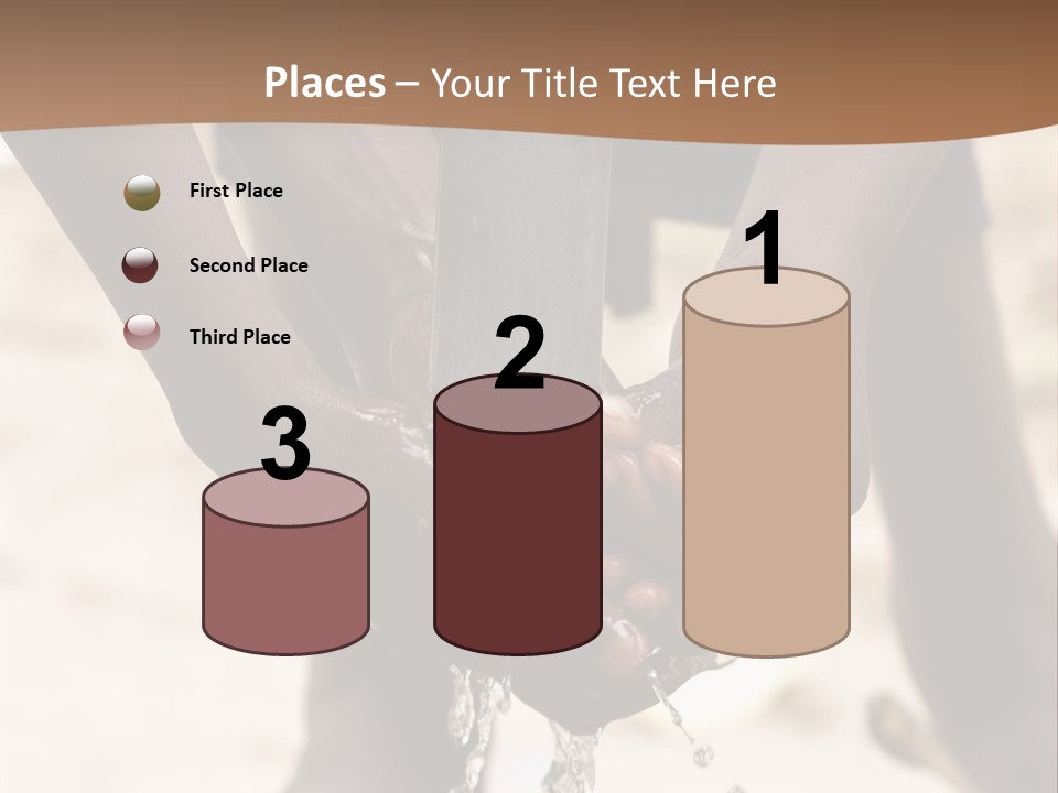 Water Drops Legs Life Style PowerPoint Template