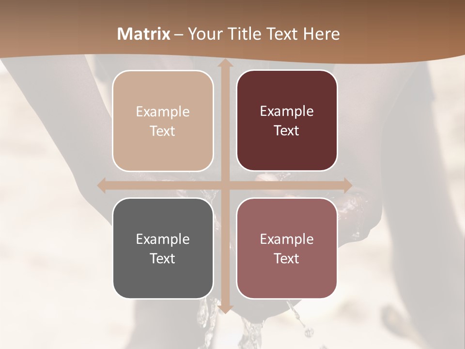 Water Drops Legs Life Style PowerPoint Template