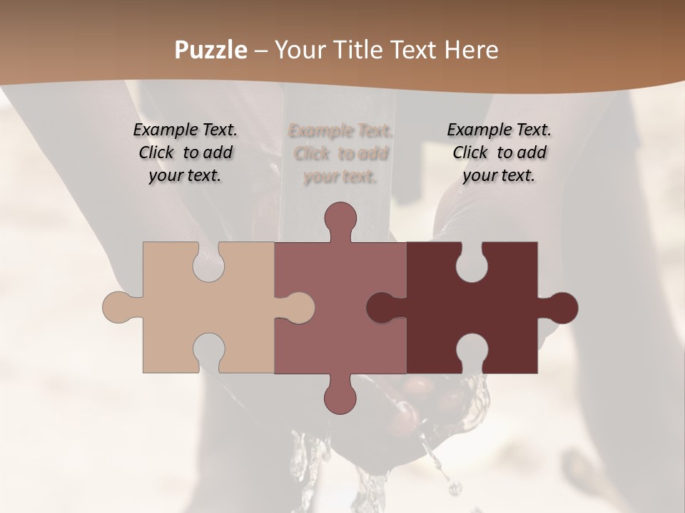 Water Drops Legs Life Style PowerPoint Template