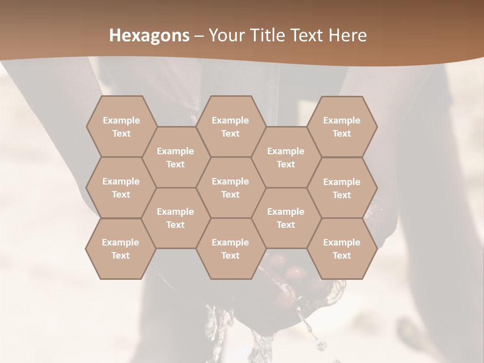 Water Drops Legs Life Style PowerPoint Template