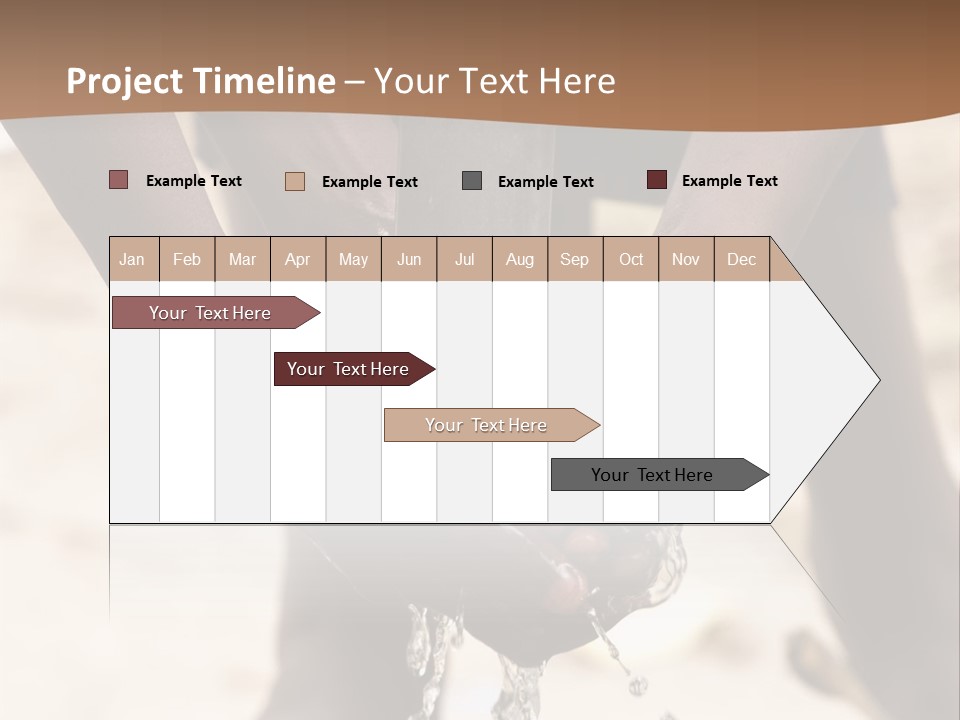 Water Drops Legs Life Style PowerPoint Template