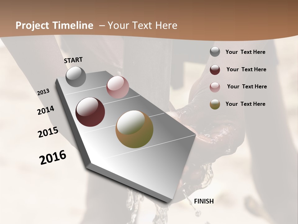 Water Drops Legs Life Style PowerPoint Template