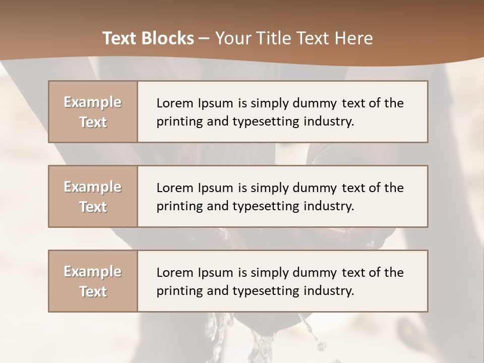 Water Drops Legs Life Style PowerPoint Template