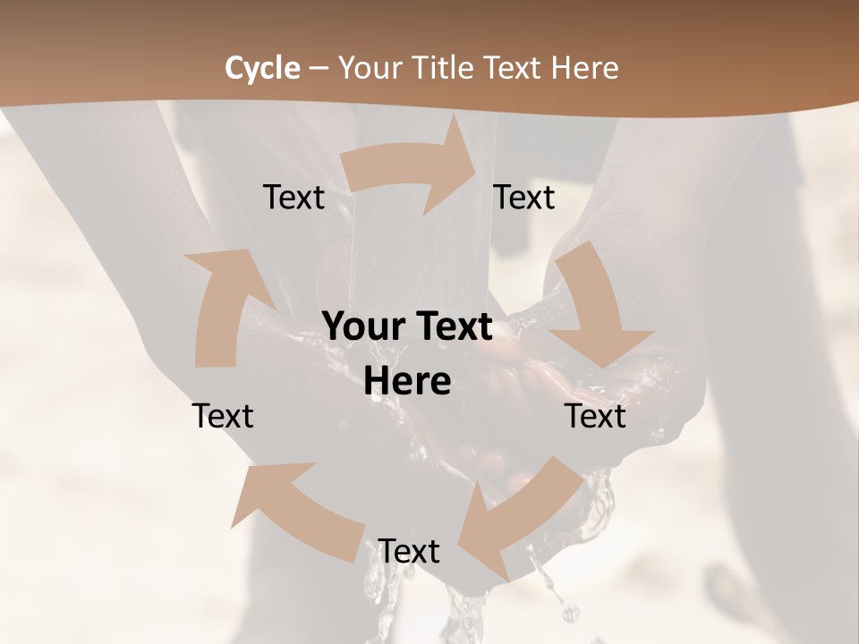 Water Drops Legs Life Style PowerPoint Template