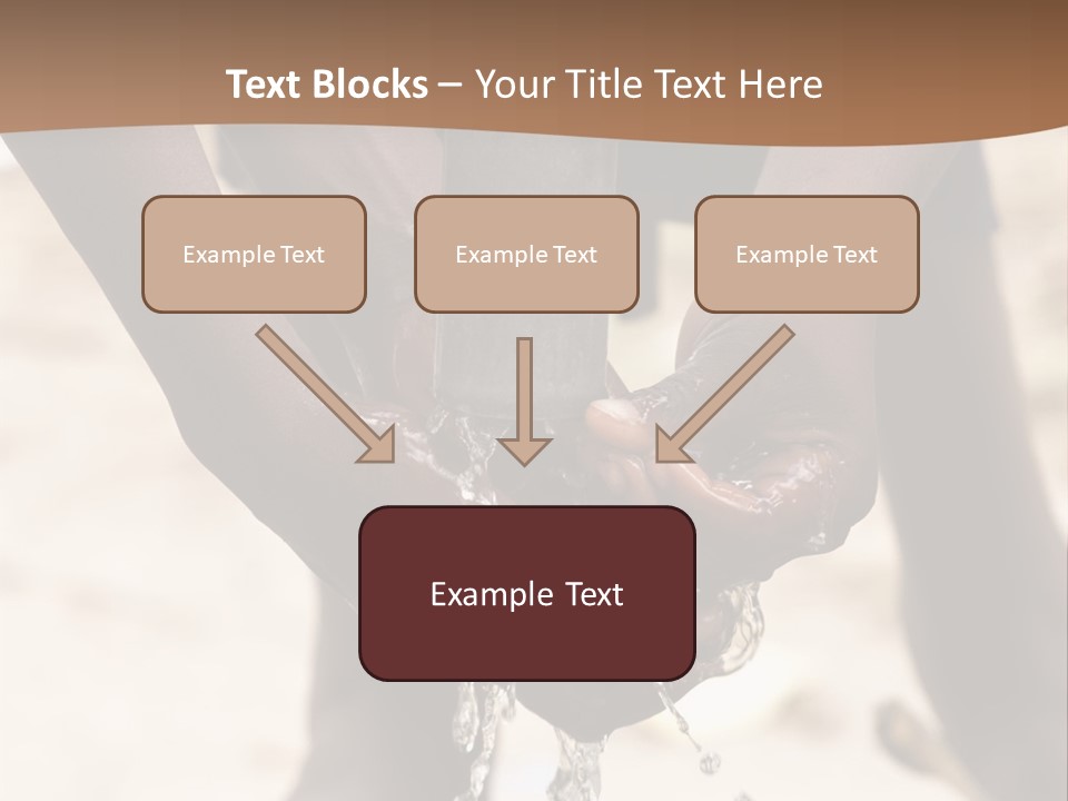 Water Drops Legs Life Style PowerPoint Template