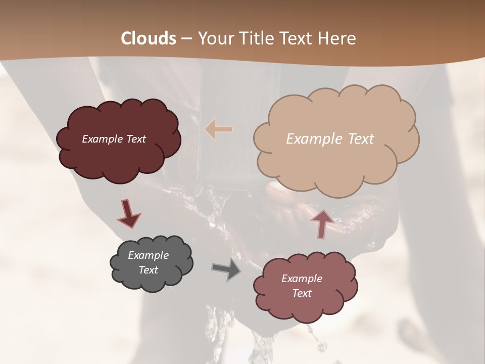 Water Drops Legs Life Style PowerPoint Template