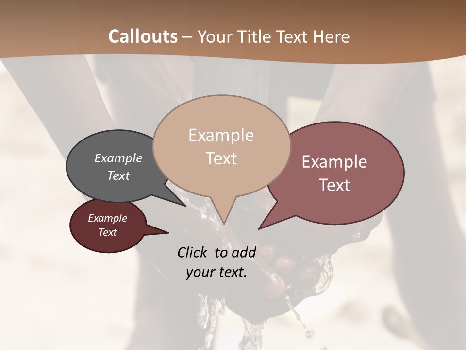 Water Drops Legs Life Style PowerPoint Template