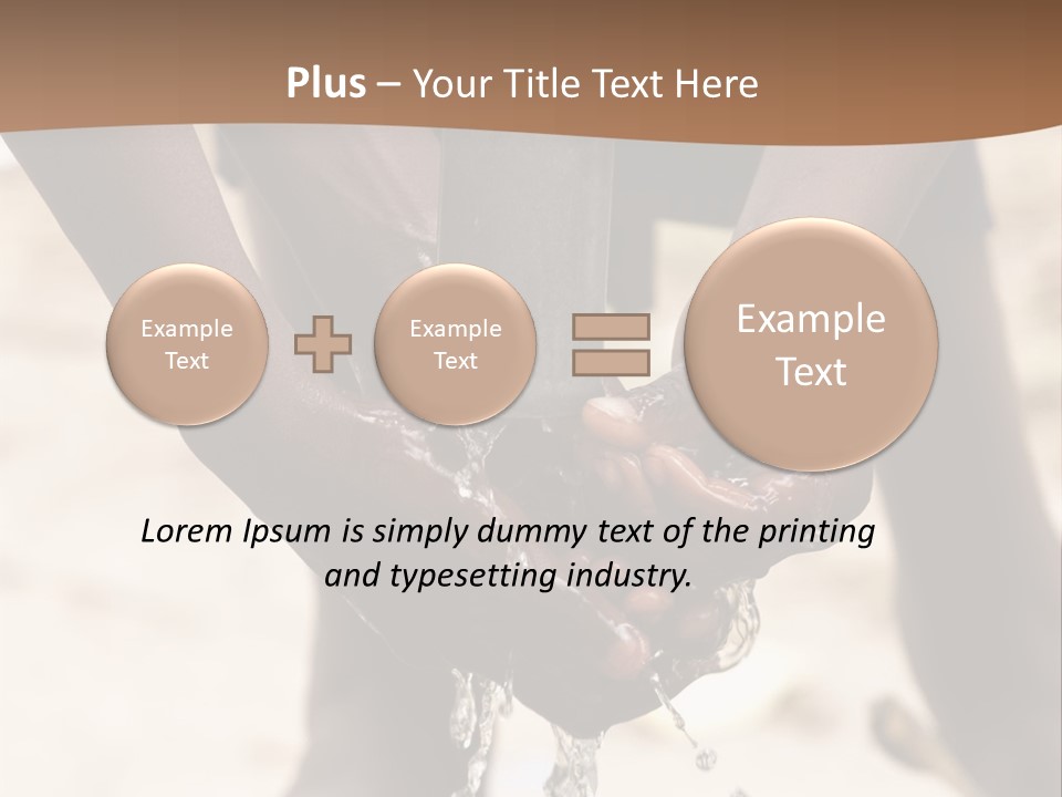 Water Drops Legs Life Style PowerPoint Template