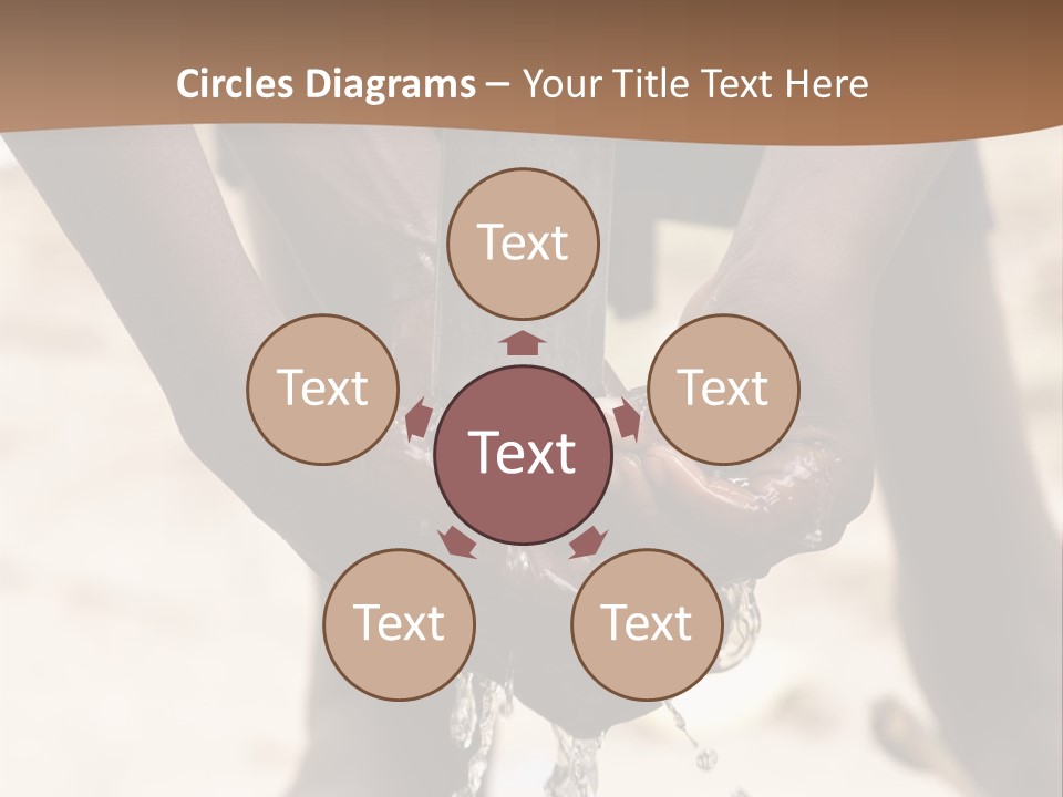 Water Drops Legs Life Style PowerPoint Template