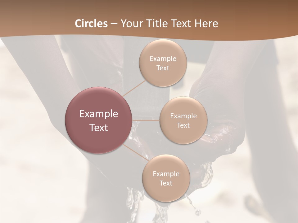 Water Drops Legs Life Style PowerPoint Template