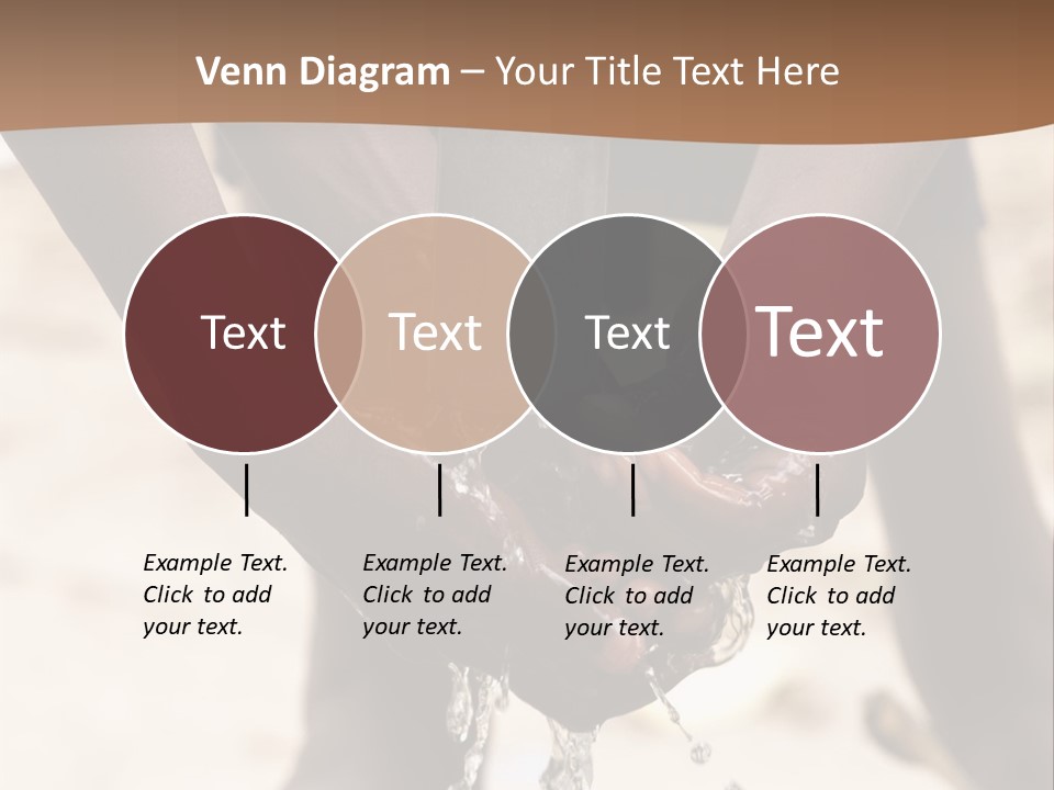 Water Drops Legs Life Style PowerPoint Template