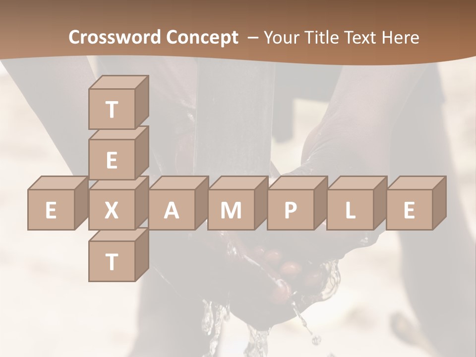 Water Drops Legs Life Style PowerPoint Template