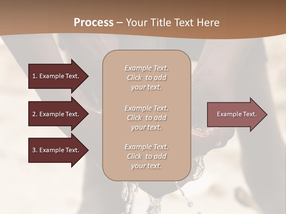 Water Drops Legs Life Style PowerPoint Template
