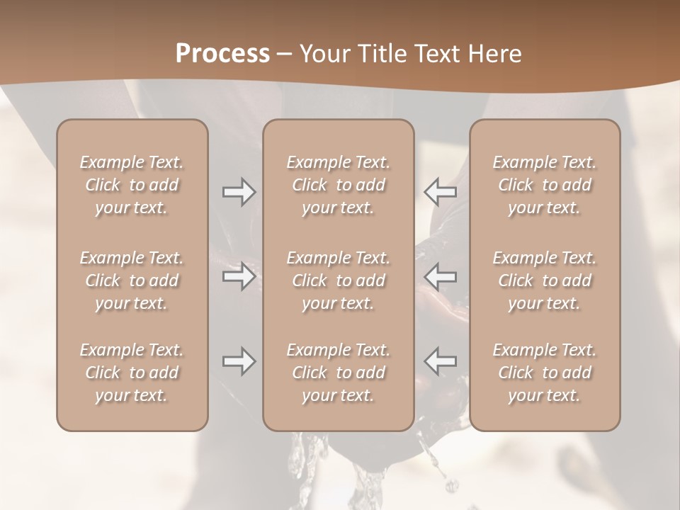 Water Drops Legs Life Style PowerPoint Template