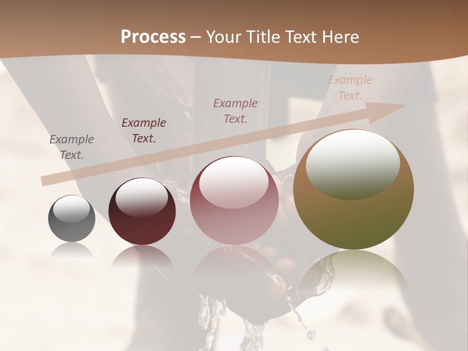 Water Drops Legs Life Style PowerPoint Template