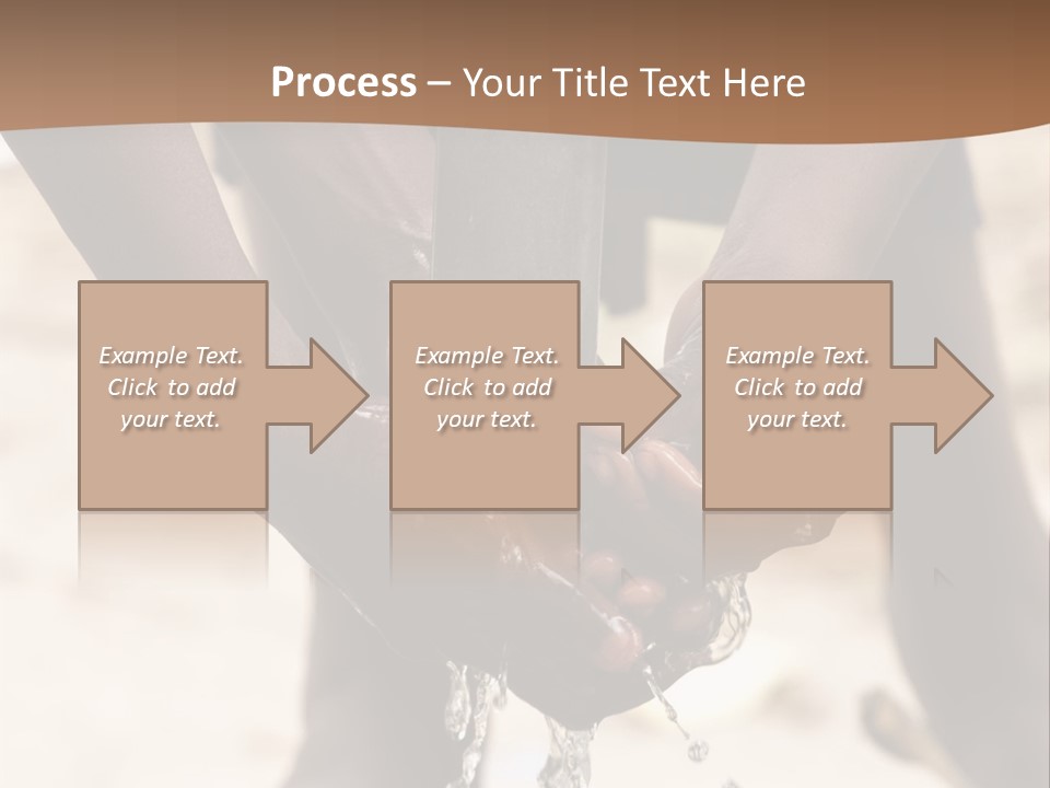Water Drops Legs Life Style PowerPoint Template
