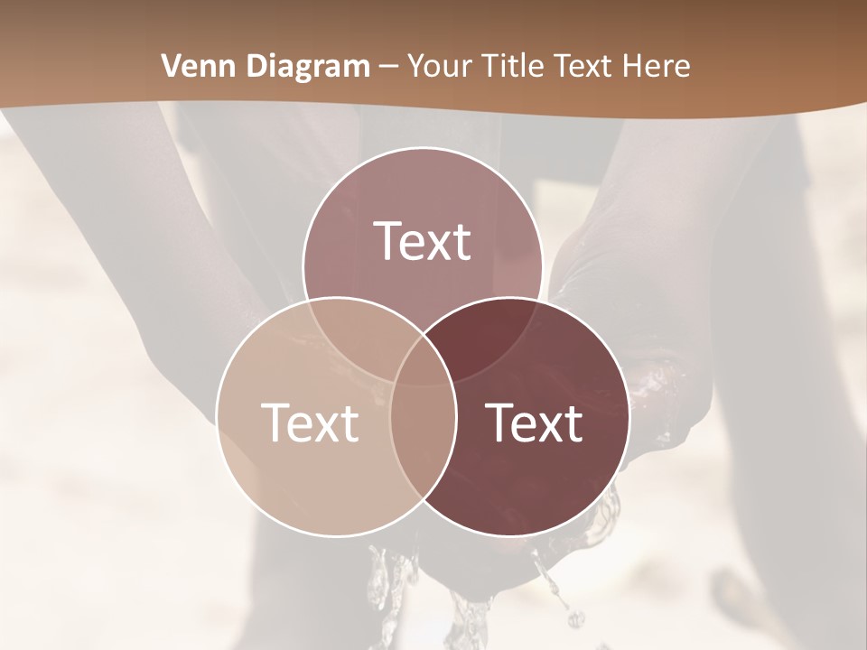 Water Drops Legs Life Style PowerPoint Template