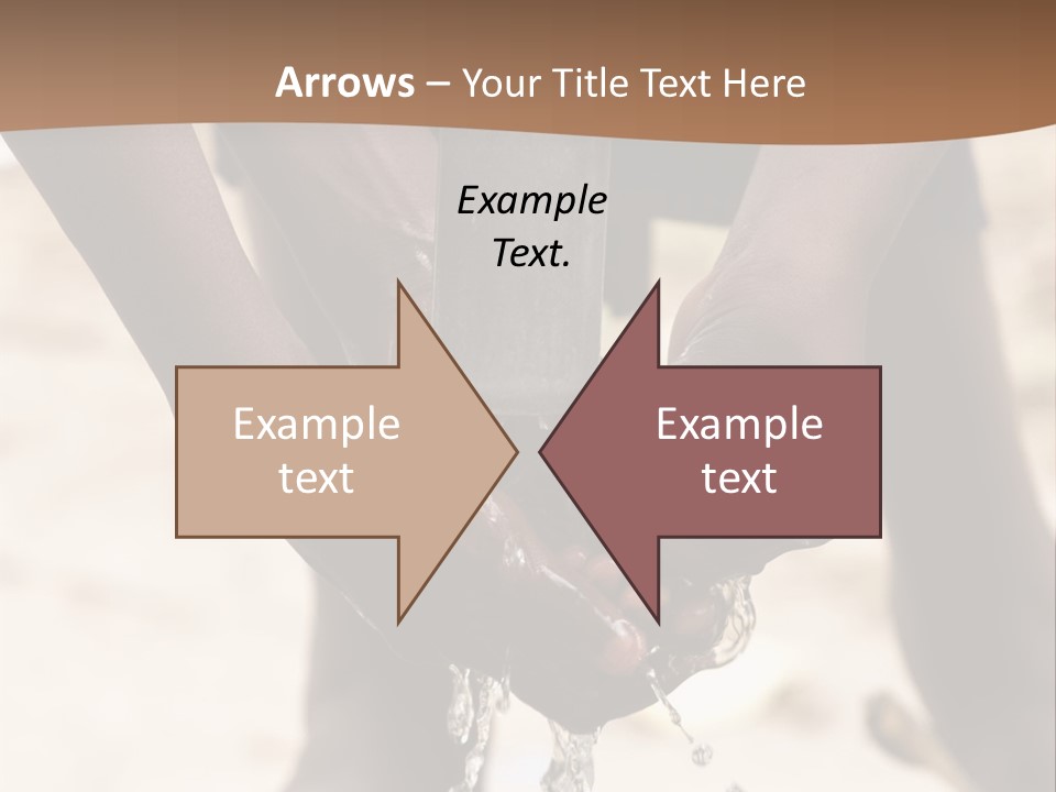 Water Drops Legs Life Style PowerPoint Template