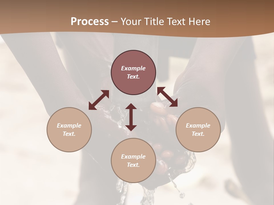 Water Drops Legs Life Style PowerPoint Template