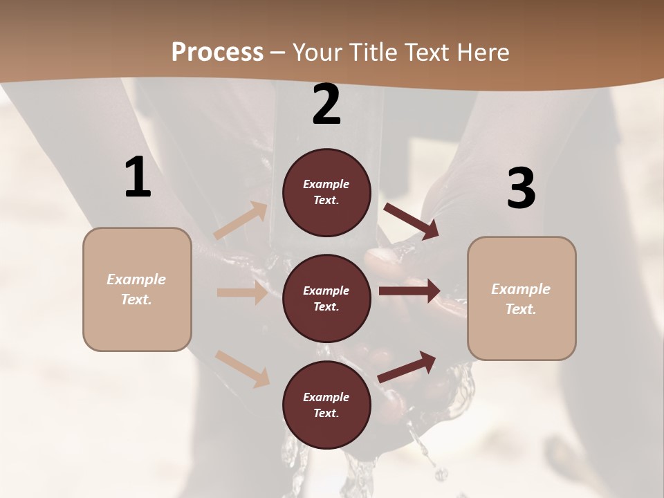 Water Drops Legs Life Style PowerPoint Template